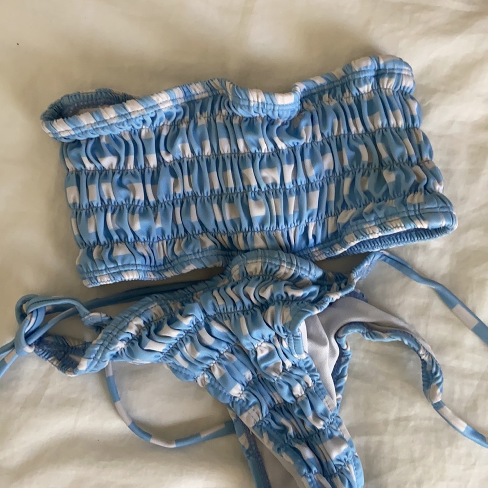 Textured gingham bikini - Picture 5 of 5